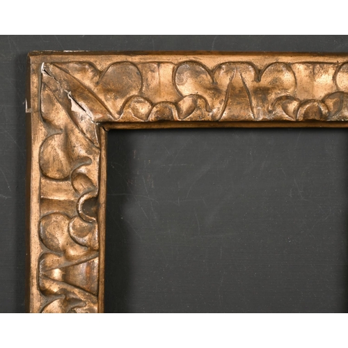 583 - 18th Century Italian School. A Carved Giltwood Frame, rebate 9.25” x 6.5” (23.5 x 16.5cm)