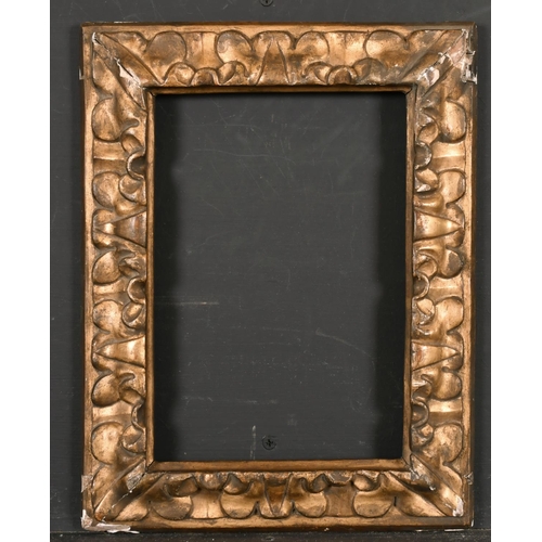 583 - 18th Century Italian School. A Carved Giltwood Frame, rebate 9.25” x 6.5” (23.5 x 16.5cm)