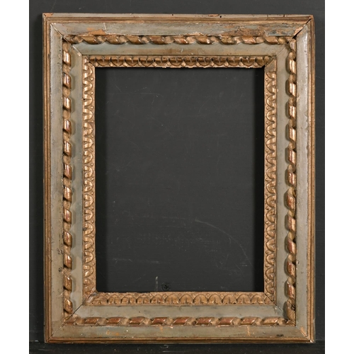 584 - 19th Century French School. A Green Painted and Gilt Frame, rebate 9” x 7” (22.8 x 17.8cm)