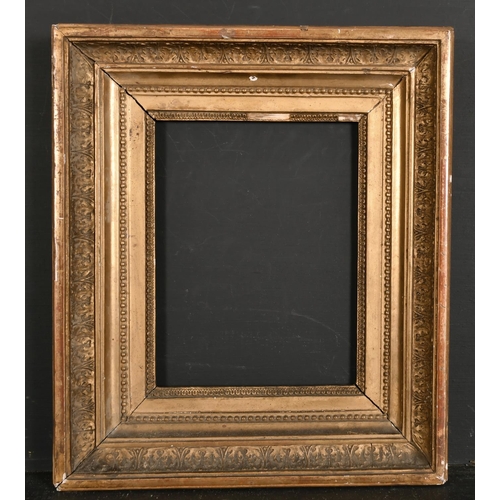 586 - 19th Century French School. An Empire Style Frame, rebate 8.5” x 6.5” (21.7 x 16cm)