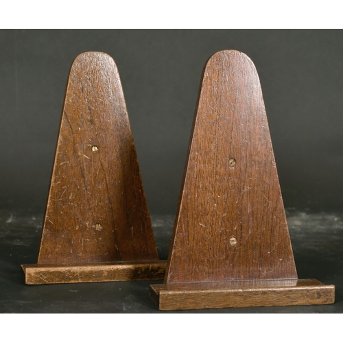 600 - 20th Century English School. A Pair of Small Wooden Easels, 9” x 6” x 4.5” (22.8 x 15.2 x 11.4cm) (2... 