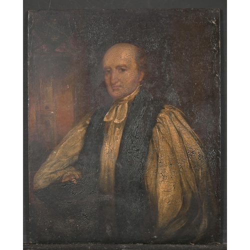 64 - 19th Century English School. “The Right Rev. Thomas Carr D.D. First Bishop of Bombay”, Oil on Panel,... 