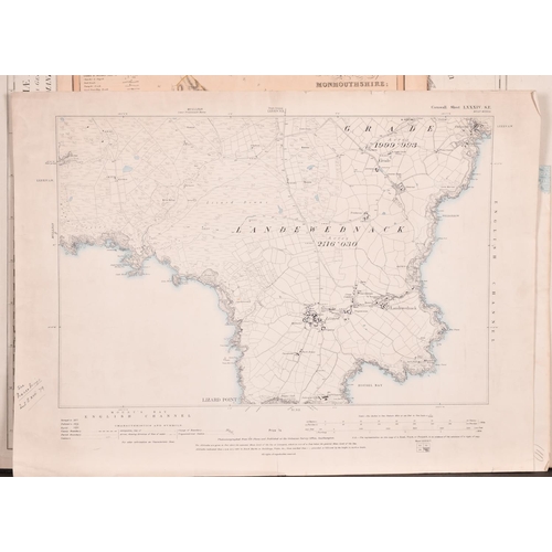 7 - John Horsley (1685-1732) British. “Britanniae Antiquae Tabula Geographica ex Evi Romani Monumentis”,... 