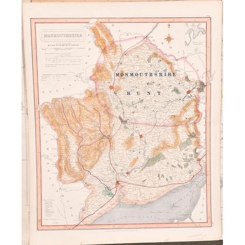 7 - John Horsley (1685-1732) British. “Britanniae Antiquae Tabula Geographica ex Evi Romani Monumentis”,... 