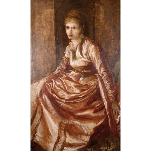 102 - George Frederick Watts (1817-1904) British. A Preparatory Study for a Portrait of Virginia Dalrymple... 
