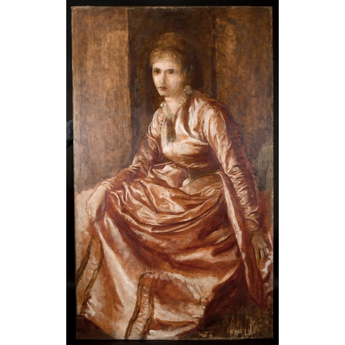 102 - George Frederick Watts (1817-1904) British. A Preparatory Study for a Portrait of Virginia Dalrymple... 