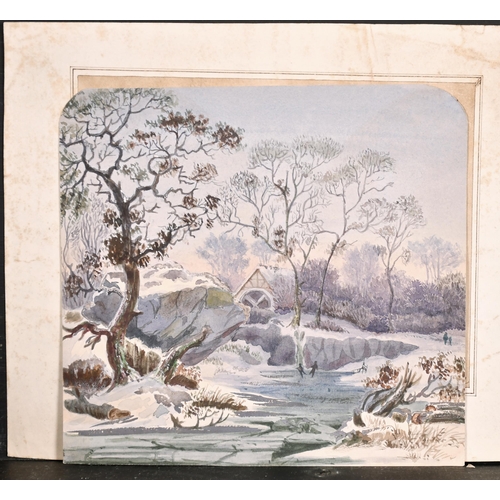190 - G. Kensakoff (19th Century) European. An Alpine Landscape, Watercolour, Signed and Dated 1832, Unfra... 