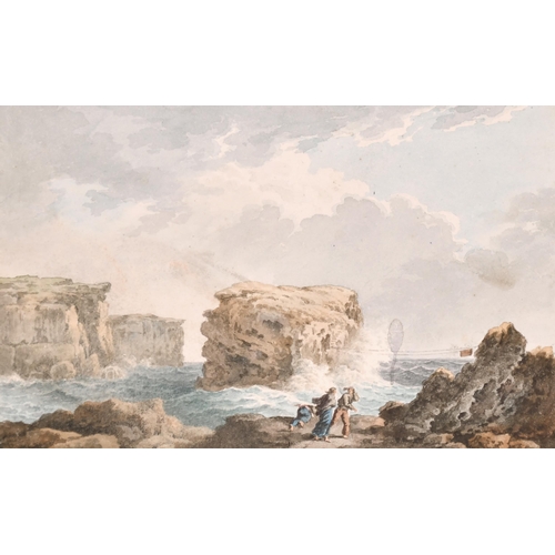 203 - Anton Schranz (1769-1839) Maltese. A Set of Six Views of Malta, Corfu and Ithaca, Watercolour, Inscr... 