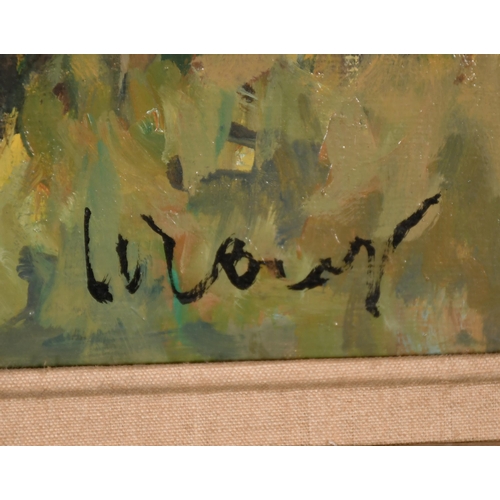 211 - 20th Century European School. A Landscape in Provence, Oil on Canvas, Indistinctly Signed, 15