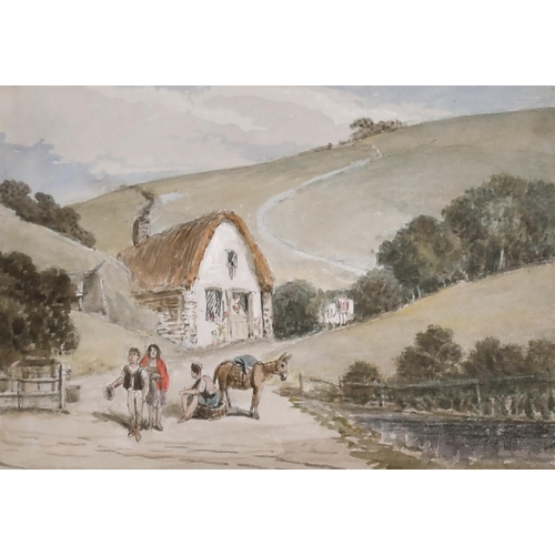 72 - 19th Century English School. 'Scarborough Castle', Watercolour, Inscribed, 8.5