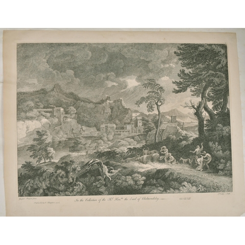 1 - A Large Extensive Album containing a quantity of Engravings including works after Gaspard Poussin, C... 