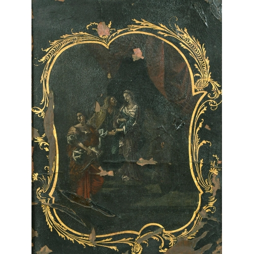 52 - 19th Century Italian School. Religious Scene, Oil on Copper, 9