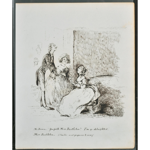 101 - After M Titmarsh (William Makepeace Thackeray) (1811-1863) British. A Drawing of 