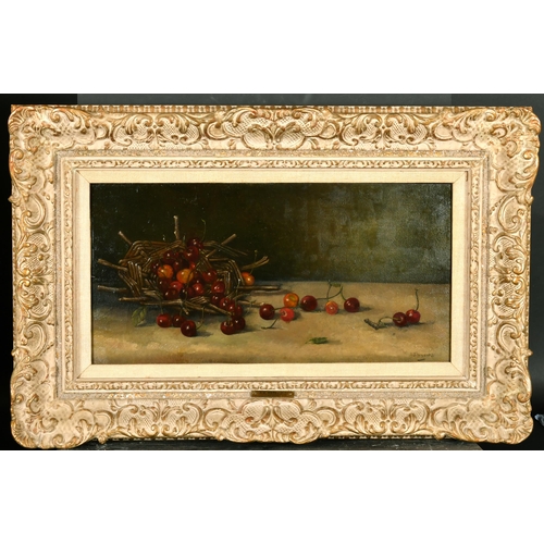 179 - A.S. Hendriks (19th-20th Century) Dutch. Still Life of Cherries, Signed, and Inscribed verso, 10