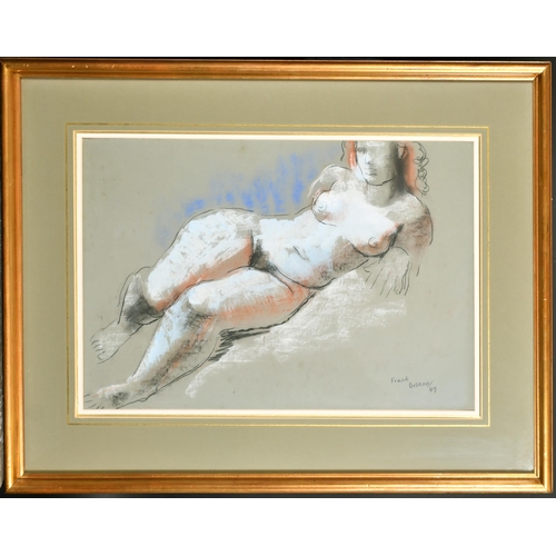 276 - Frank Dobson (1888-1963) British. A Reclining Nude, Chalk and Charcoal, Signed and Dated '49, 15