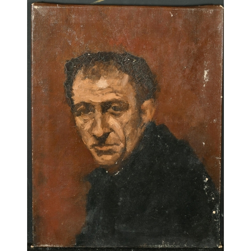 280 - 20th Century English School. Bust Portrait of a Man, Oil on Canvas, Unframed 16