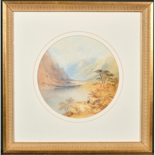 79 - Charles Frederick Buckley (1812-1869) British. Figures in a Highland Landscape, Watercolour, Signed,... 