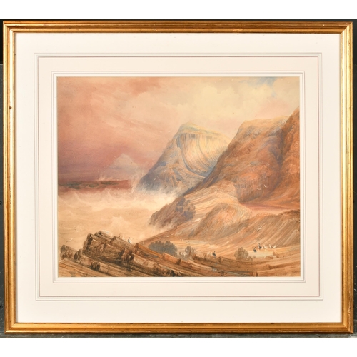 100 - 19th Century English School. A Coastal Scene, Watercolour, 14