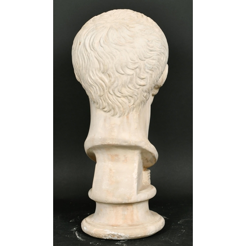 281 - 20th-21st Century English School. Bust Portrait of Caesar, Plaster, height 19.5