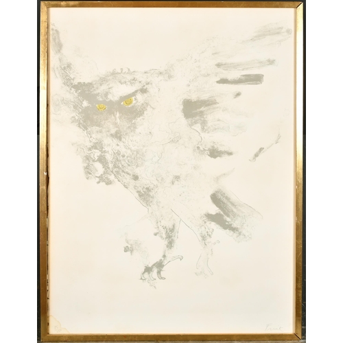 338 - Elisabeth Frink (1930-1993) British. Eagle Owl, Lithograph, Signed and numbered 85/250 in pencil, 30... 