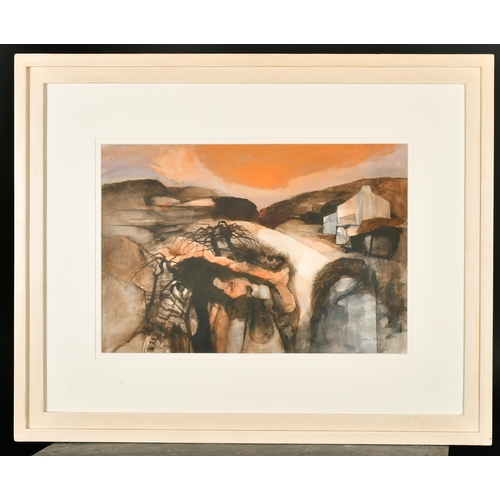 362 - John Elwyn (1916-1997) Welsh. A Welsh Landscape, Watercolour, Signed, 14.5