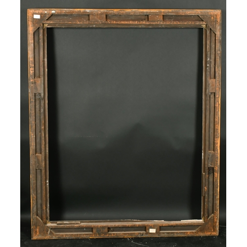 412 - Late 18th Century English School. A Carved Giltwood Hollow Gadroon Frame, rebate 50