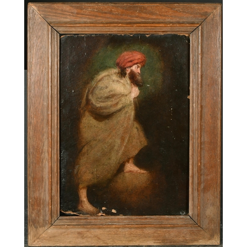 45 - Late 18th Century English School. Study of a Man in a Turban, Oil on board, 19.75