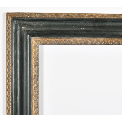 510 - 18th Century English School. A Carved Black and Giltwood Frame, with gilt on inner and outer edges, ... 