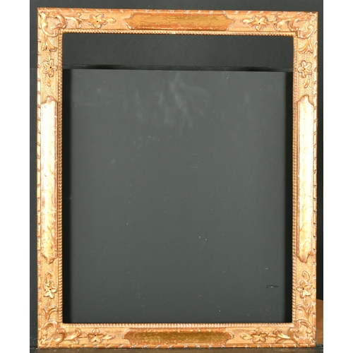 512 - Alexander G Ley & Son. A Reproduction Carved Giltwood Venetian Panel Frame, rebate 20