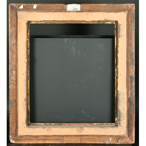 515 - 18th Century English School. A Carved Giltwood Frame, with swept corners, circa 1740, rebate 18.5