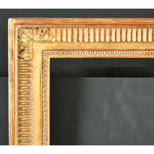 516 - Alexander G Ley & Son. A Reproduction French Empire Fluted Frame, rebate 18.25