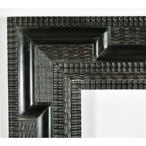 518 - Late 20th Century Dutch School. A Dutch Black Ripple Frame, rebate 16