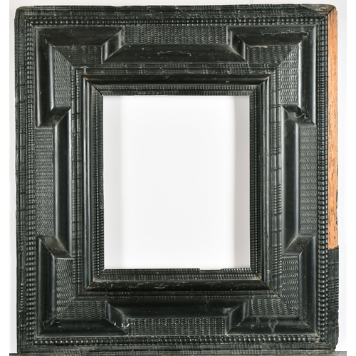 523 - 17th Century Dutch School. A Dutch Black Frame, rebate 13.5