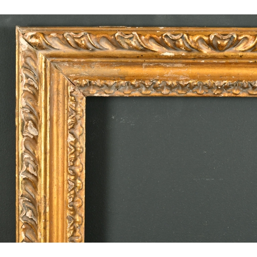 524 - 18th Century European School. A Carved Giltwood Italian Moulded Frame, rebate 13.25