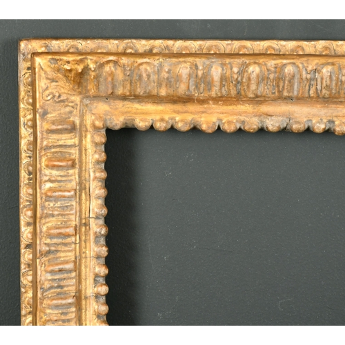 525 - 18th Century Italian School. A Gilt Composition Pastiglia Frame, rebate 12.75