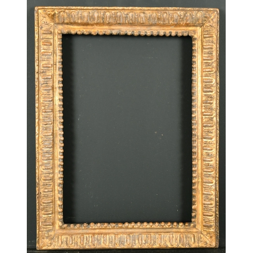 525 - 18th Century Italian School. A Gilt Composition Pastiglia Frame, rebate 12.75