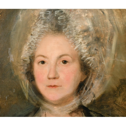 58 - Gilbert Stuart (1755-1828) American. 'Portrait of Katherine Ochterlony nee Tyler of Boston Massachus... 