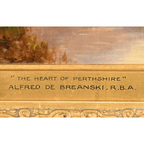 143 - Alfred de Breanski (1852-1928) British. 