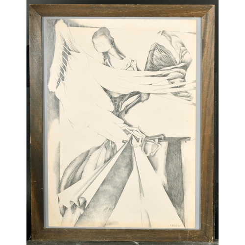 263 - Cecily Sash (1924-2019) South African. Untitled, Pencil, Signed and dated '80, 23.25