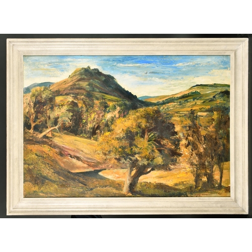 353 - Edward Bouverie-Hoyton (1900-1988) British. A Mountainous Landscape, Oil on board, Signed, 24