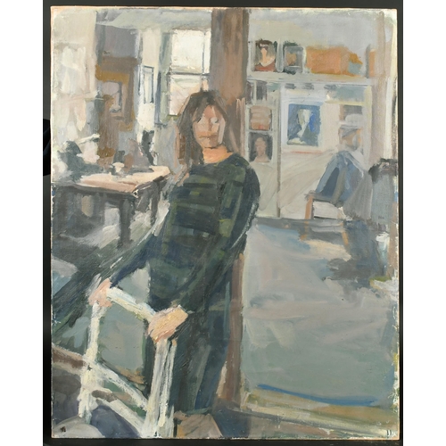 364 - Richard Dale (Dick) Lee (1923-2001) British. 'Woman in a Studio', believed to be the artist's wife G... 