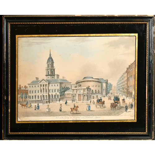 4 - Samuel Frederick Brocas (1792-1847) Irish. A Set of Eight from the series 'Select Views of Dublin', ... 