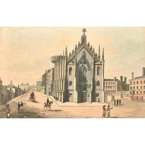 4 - Samuel Frederick Brocas (1792-1847) Irish. A Set of Eight from the series 'Select Views of Dublin', ... 