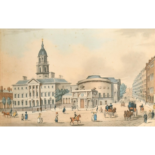 4 - Samuel Frederick Brocas (1792-1847) Irish. A Set of Eight from the series 'Select Views of Dublin', ... 