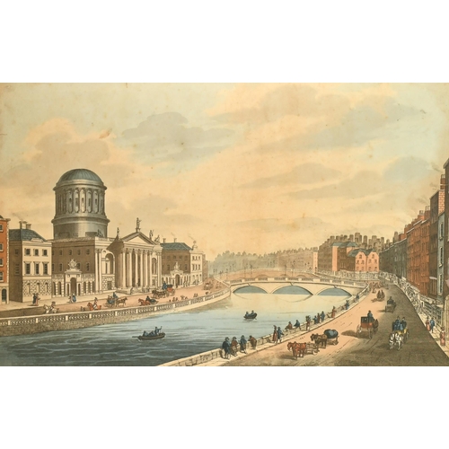 4 - Samuel Frederick Brocas (1792-1847) Irish. A Set of Eight from the series 'Select Views of Dublin', ... 