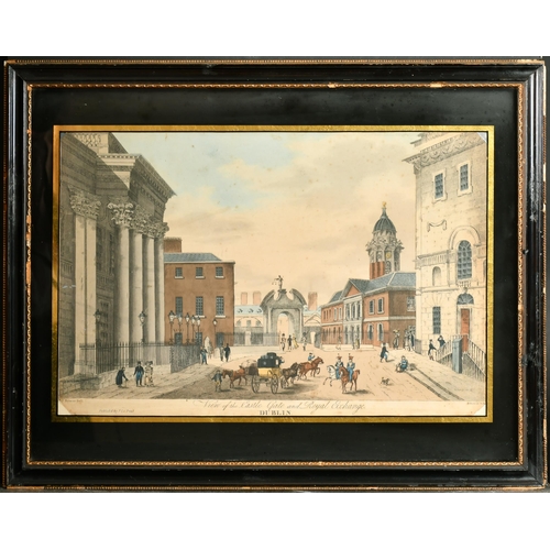 4 - Samuel Frederick Brocas (1792-1847) Irish. A Set of Eight from the series 'Select Views of Dublin', ... 