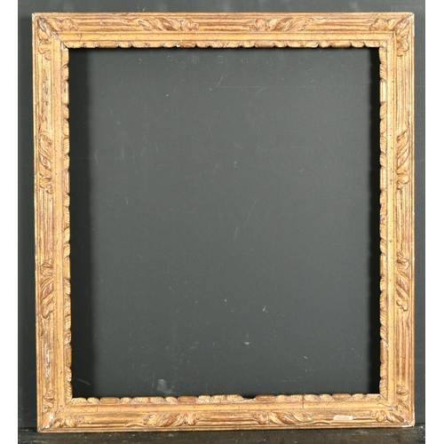 520 - Late 19th Century French School. A Carved Giltwood Drawing Frame, rebate 14.75