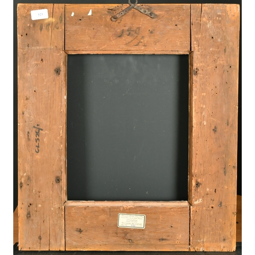 523 - Early 18th Century Italian School. A Venetian Carved Giltwood Swept Frame, rebate 14