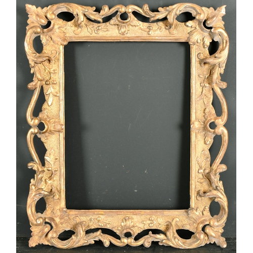 526 - 18th Century English School. A Fine Chippendale Carved Giltwood Swept Frame, rebate 12.5