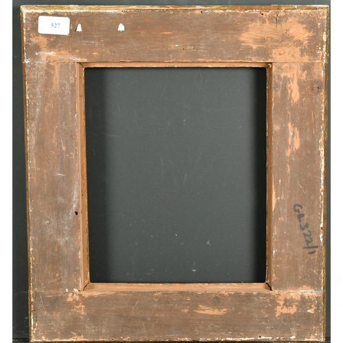 527 - Late 19th Century Italian School. A Venetian Cassetta Frame, rebate 11.25